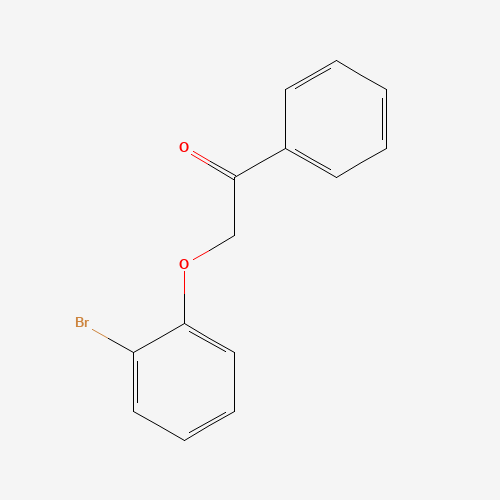 2-(2-bromophenoxy)-1-phenylethanone (CAS: 42434-88-8) - Chemical Structure and Molecular Formula 