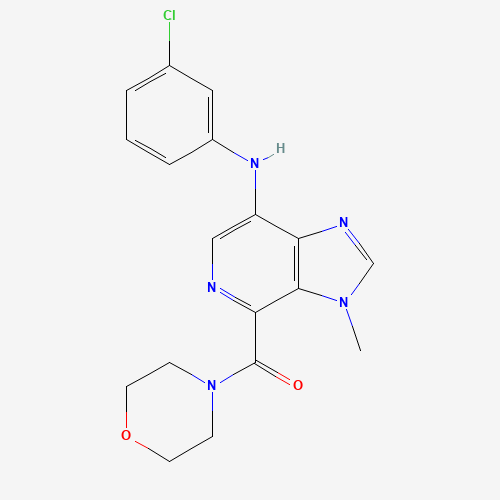 [7-(3-chloroanilino)-3-methylimidazo[4,5-c]pyridin-4-yl]-morpholin-4-ylmethanone (CAS: 925427-08-3) - Related Chemical Product