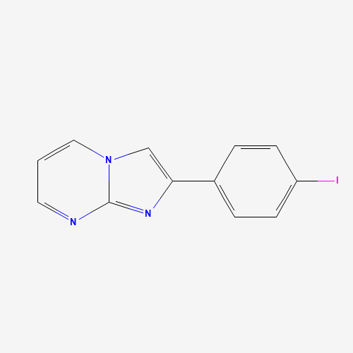 2-(4-iodophenyl)imidazo[1,2-a]pyrimidine (CAS: 118001-69-7) - Chemical Structure and Molecular Formula 