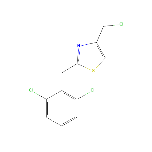 4-(chloromethyl)-2-[(2,6-dichlorophenyl)methyl]-1,3-thiazole (CAS: 261761-59-5) - Related Chemical Product