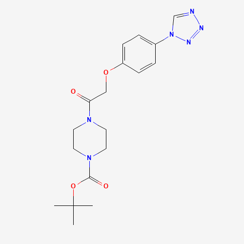 tert-butyl 4-[2-[4-(tetrazol-1-yl)phenoxy]acetyl]piperazine-1-carboxylate (CAS: 1260112-64-8) - Related Chemical Product