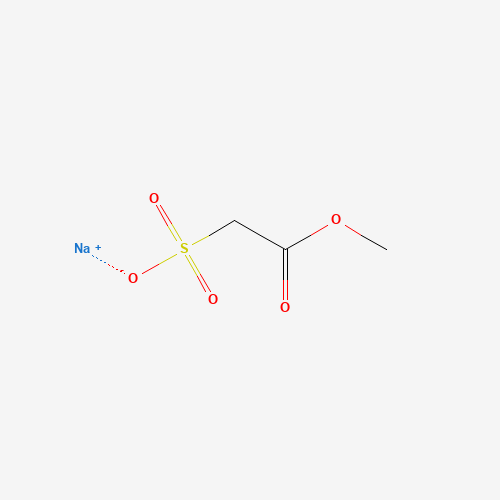 sodium;2-methoxy-2-oxoethanesulfonate (CAS: 29508-16-5) - Chemical Structure and Molecular Formula 