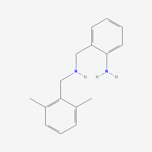 2-[[(2,6-dimethylphenyl)methylamino]methyl]aniline (CAS: 76285-66-0) - Chemical Structure and Molecular Formula 