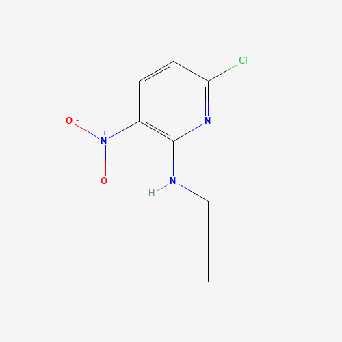 6-chloro-N-(2,2-dimethylpropyl)-3-nitropyridin-2-amine (CAS: 862507-35-5) - Chemical Structure and Molecular Formula 