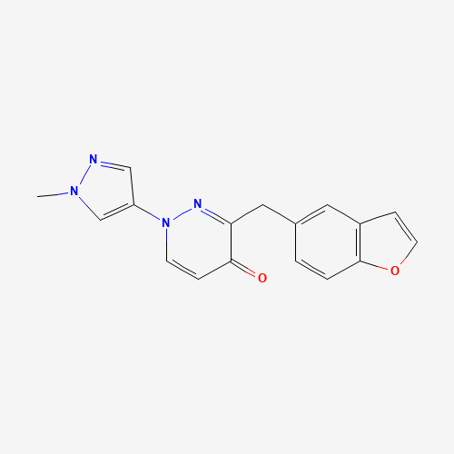 3-(1-benzofuran-5-ylmethyl)-1-(1-methylpyrazol-4-yl)pyridazin-4-one (CAS: 1314381-08-2) - Related Chemical Product