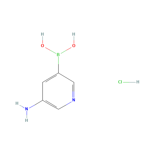 (5-aminopyridin-3-yl)boronic acid;hydrochloride (CAS: 1310384-34-9) - Related Chemical Product