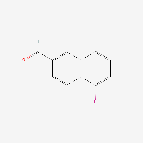 5-fluoronaphthalene-2-carbaldehyde (CAS: 70631-81-1) - Chemical Structure and Molecular Formula 