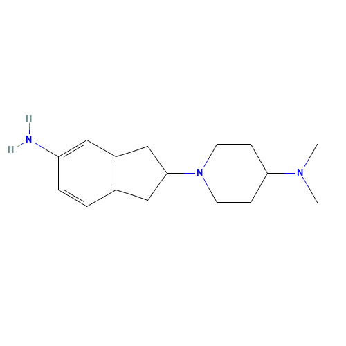 1-(5-amino-2,3-dihydro-1H-inden-2-yl)-N,N-dimethylpiperidin-4-amine (CAS: 1431325-10-8) - Related Chemical Product