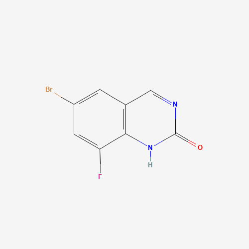 6-bromo-8-fluoro-1H-quinazolin-2-one (CAS: 1036756-15-6) - Chemical Structure and Molecular Formula 