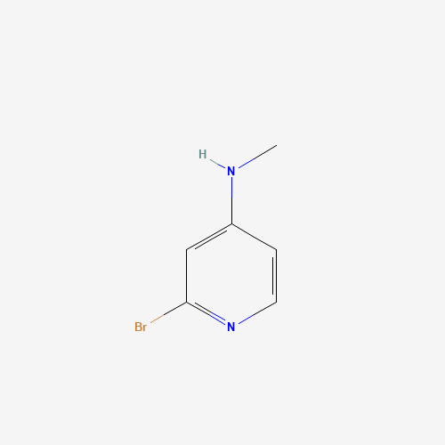 2-bromo-N-methylpyridin-4-amine (CAS: 847799-64-8) - Chemical Structure and Molecular Formula 