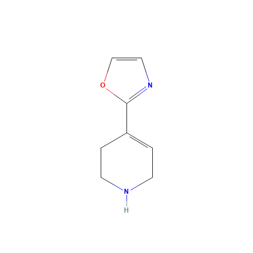 2-(1,2,3,6-tetrahydropyridin-4-yl)-1,3-oxazole (CAS: 630119-38-9) - Related Chemical Product