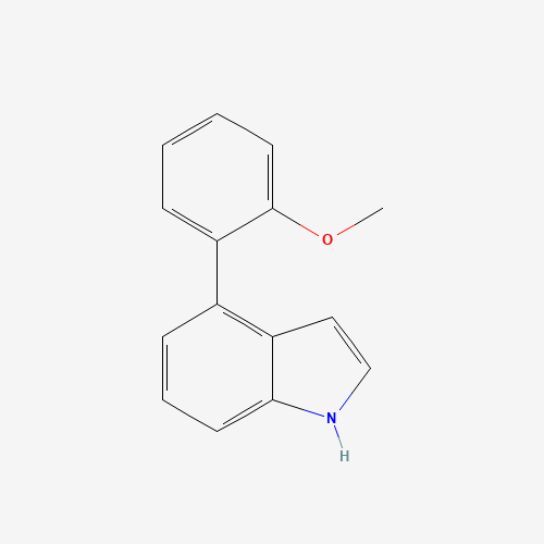 4-(2-methoxyphenyl)-1H-indole (CAS: 266678-13-1) - Chemical Structure and Molecular Formula 