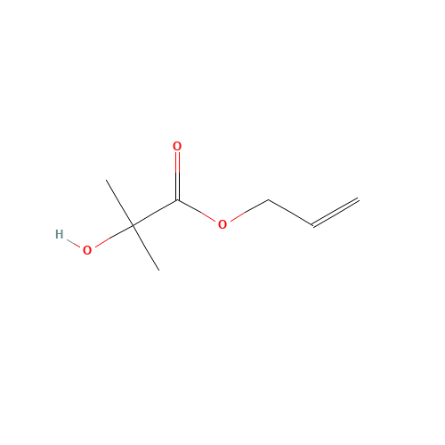 prop-2-enyl 2-hydroxy-2-methylpropanoate (CAS: 19444-21-4) - Chemical Structure and Molecular Formula 