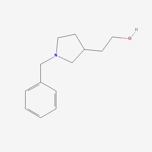 2-(1-benzylpyrrolidin-3-yl)ethanol (CAS: 95198-68-8) - Chemical Structure and Molecular Formula 