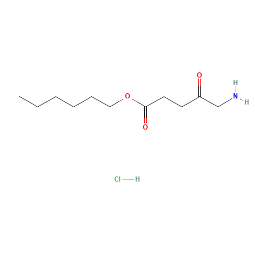 hexyl 5-amino-4-oxopentanoate;hydrochloride (CAS: 140898-91-5) - Related Chemical Product