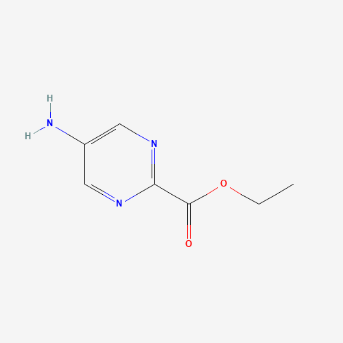 ethyl 5-aminopyrimidine-2-carboxylate (CAS: 916056-76-3) - Chemical Structure and Molecular Formula 