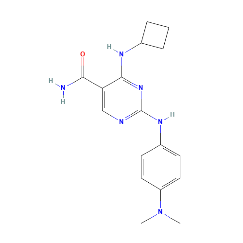 4-(cyclobutylamino)-2-[4-(dimethylamino)anilino]pyrimidine-5-carboxamide (CAS: 1198301-93-7) - Related Chemical Product
