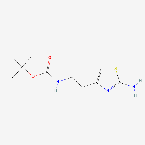 tert-butyl N-[2-(2-amino-1,3-thiazol-4-yl)ethyl]carbamate (CAS: 956018-34-1) - Related Chemical Product