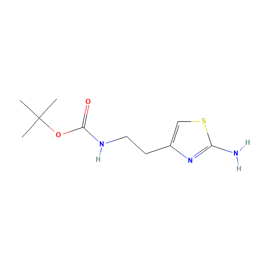 tert-butyl N-[2-(2-amino-1,3-thiazol-4-yl)ethyl]carbamate (CAS: 956018-34-1) - Related Chemical Product