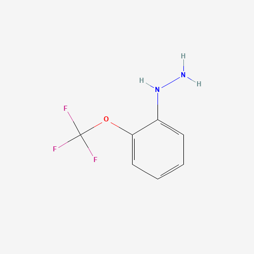 [2-(trifluoromethoxy)phenyl]hydrazine (CAS: 791029-98-6) - Chemical Structure and Molecular Formula 