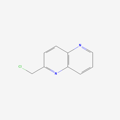 2-(chloromethyl)-1,5-naphthyridine (CAS: 1083181-29-6) - Chemical Structure and Molecular Formula 