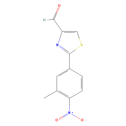 2-(3-methyl-4-nitrophenyl)-1,3-thiazole-4-carbaldehyde (CAS: 885278-90-0) - Related Chemical Product