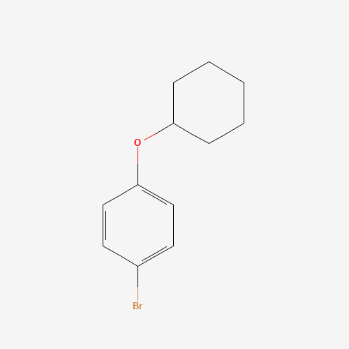 1-bromo-4-cyclohexyloxybenzene (CAS: 30752-31-9) - Chemical Structure and Molecular Formula 
