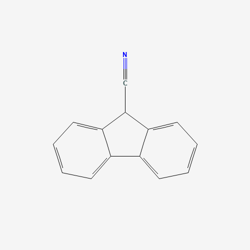 9H-fluorene-9-carbonitrile (CAS: 1529-40-4) - Chemical Structure and Molecular Formula 