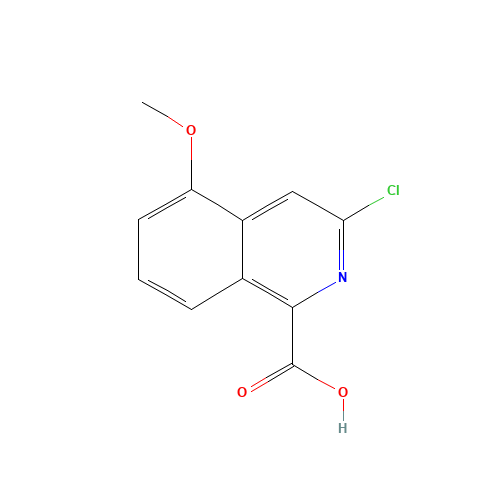 3-chloro-5-methoxyisoquinoline-1-carboxylic acid (CAS: 1179149-21-3) - Related Chemical Product