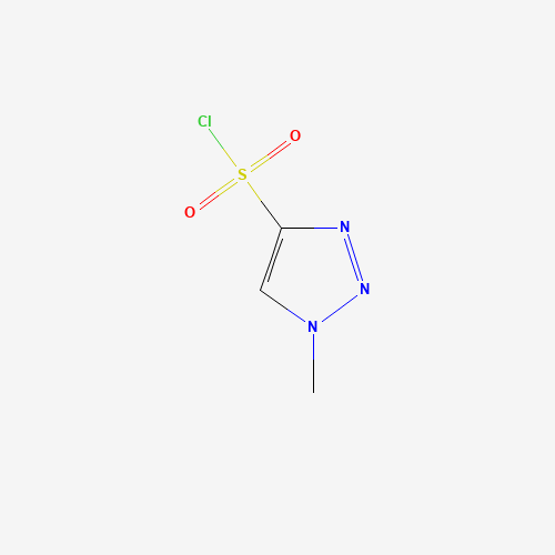 1-methyltriazole-4-sulfonyl chloride (CAS: 1351676-71-5) - Chemical Structure and Molecular Formula 