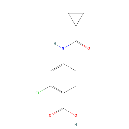 2-chloro-4-(cyclopropanecarbonylamino)benzoic acid (CAS: 1249352-65-5) - Related Chemical Product