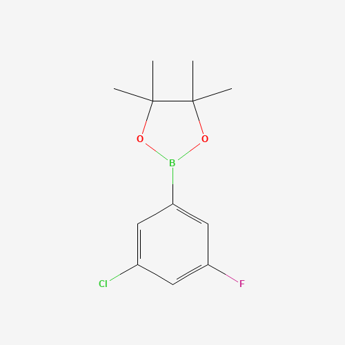 2-(3-chloro-5-fluorophenyl)-4,4,5,5-tetramethyl-1,3,2-dioxaborolane (CAS: 1245524-02-0) - Related Chemical Product