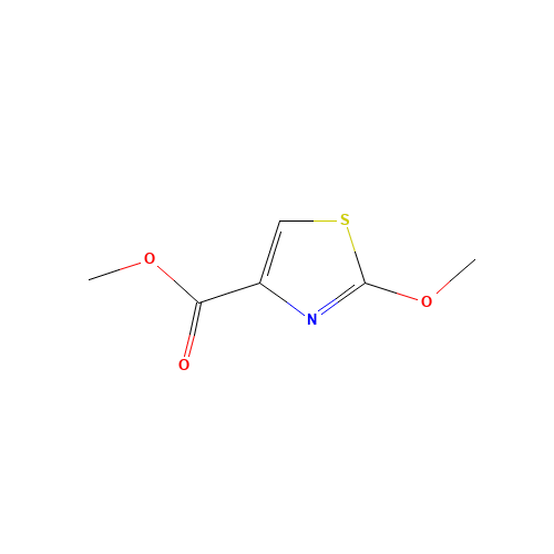 methyl 2-methoxy-1,3-thiazole-4-carboxylate (CAS: 106331-73-1) - Chemical Structure and Molecular Formula 