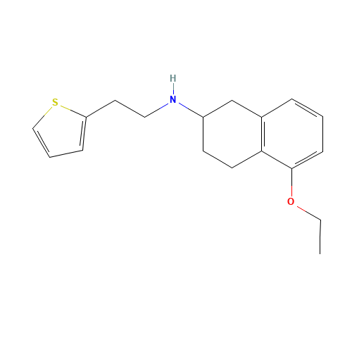 5-ethoxy-N-(2-thiophen-2-ylethyl)-1,2,3,4-tetrahydronaphthalen-2-amine (CAS: 1268620-95-6) - Related Chemical Product