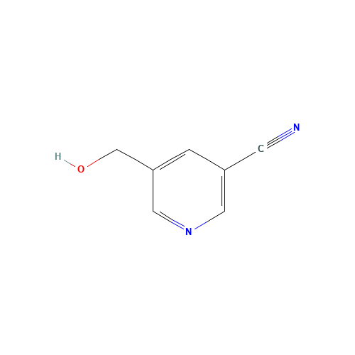 5-(hydroxymethyl)pyridine-3-carbonitrile (CAS: 135124-71-9) - Chemical Structure and Molecular Formula 