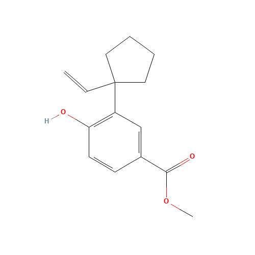 methyl 3-(1-ethenylcyclopentyl)-4-hydroxybenzoate (CAS: 1142229-40-0) - Related Chemical Product