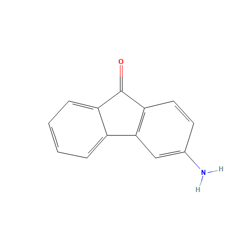 3-aminofluoren-9-one (CAS: 6276-05-7) - Chemical Structure and Molecular Formula 