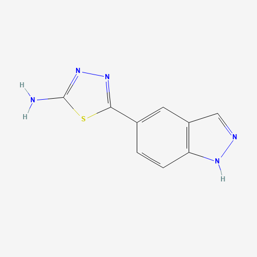 5-(1H-indazol-5-yl)-1,3,4-thiadiazol-2-amine (CAS: 885222-34-4) - Related Chemical Product