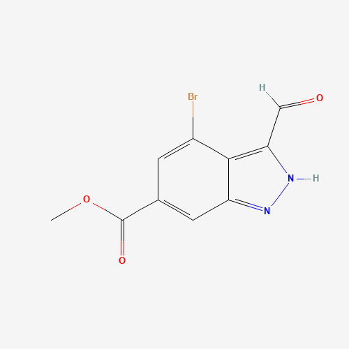 methyl 4-bromo-3-formyl-2H-indazole-6-carboxylate (CAS: 885518-48-9) - Related Chemical Product