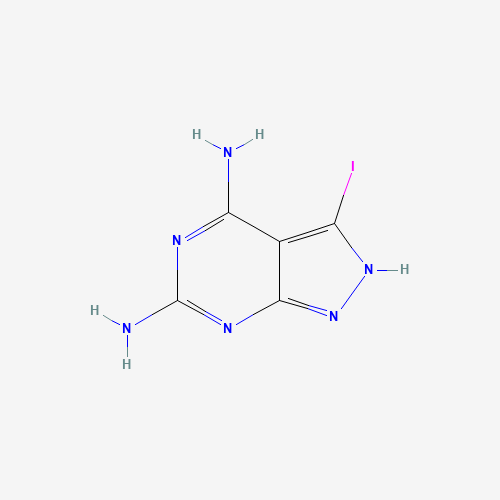 3-iodo-2H-pyrazolo[3,4-d]pyrimidine-4,6-diamine (CAS: 398117-44-7) - Related Chemical Product