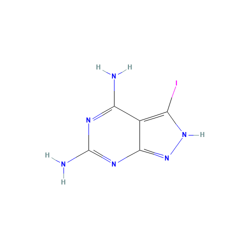 3-iodo-2H-pyrazolo[3,4-d]pyrimidine-4,6-diamine (CAS: 398117-44-7) - Related Chemical Product