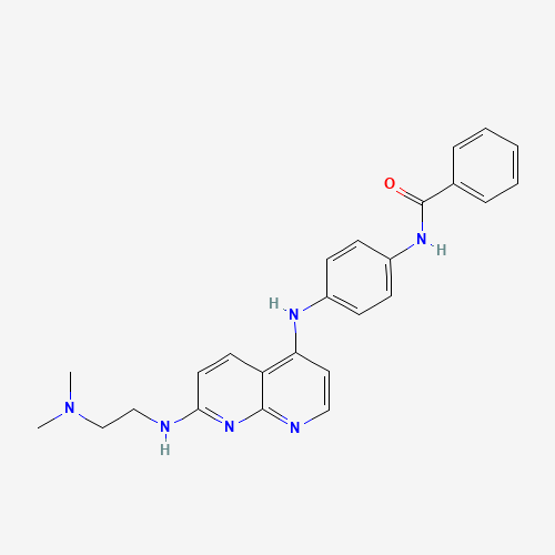 N-[4-[[7-[2-(dimethylamino)ethylamino]-1,8-naphthyridin-4-yl]amino]phenyl]benzamide (CAS: 1203509-94-7) - Related Chemical Product
