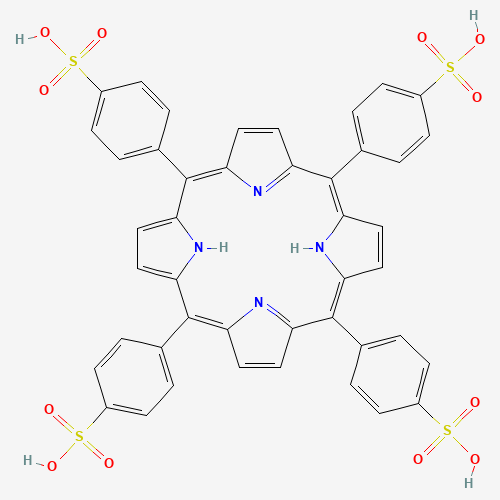 4-[10,15,20-tris(4-sulfophenyl)-21,24-dihydroporphyrin-5-yl]benzenesulfonic acid (CAS: 35218-75-8) - Related Chemical Product