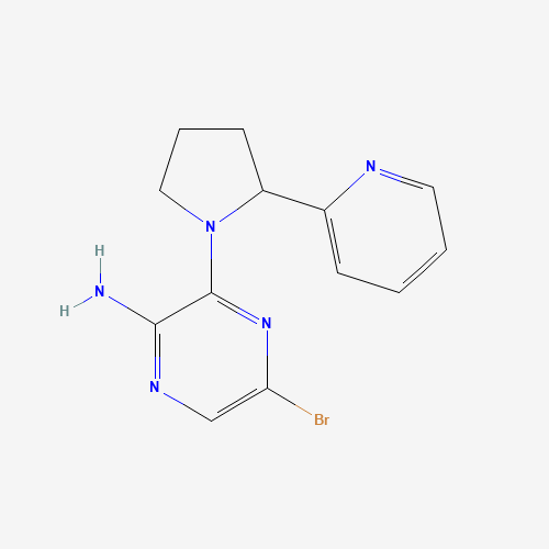 5-bromo-3-(2-pyridin-2-ylpyrrolidin-1-yl)pyrazin-2-amine (CAS: 893612-27-6) - Related Chemical Product