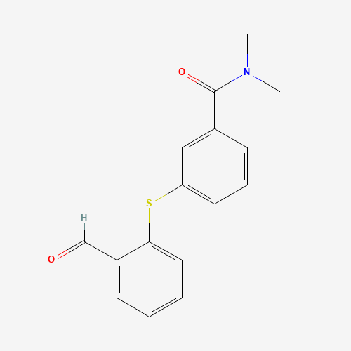 3-(2-formylphenyl)sulfanyl-N,N-dimethylbenzamide (CAS: 1415042-48-6) - Related Chemical Product