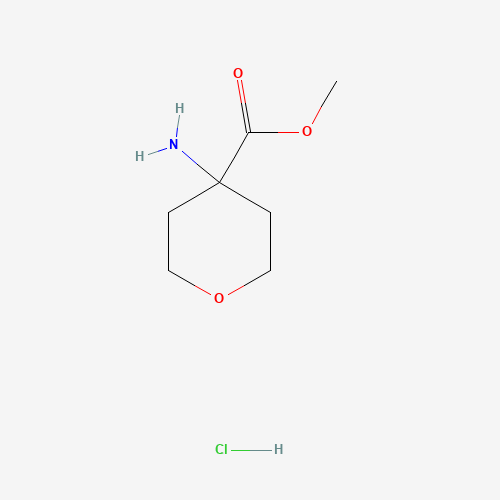 methyl 4-aminooxane-4-carboxylate;hydrochloride (CAS: 199330-66-0) - Chemical Structure and Molecular Formula 