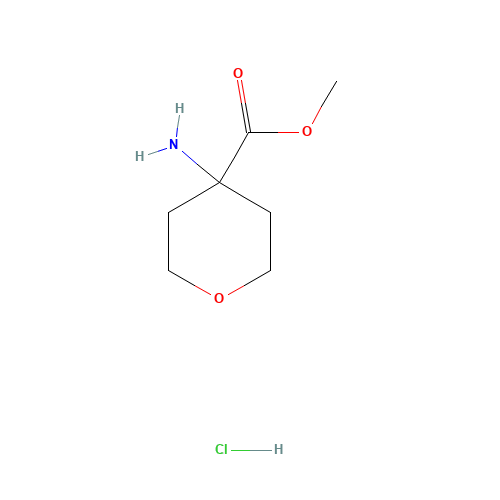 methyl 4-aminooxane-4-carboxylate;hydrochloride (CAS: 199330-66-0) - Chemical Structure and Molecular Formula 