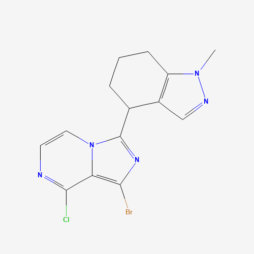 1-bromo-8-chloro-3-(1-methyl-4,5,6,7-tetrahydroindazol-4-yl)imidazo[1,5-a]pyrazine (CAS: 1620564-37-5) - Related Chemical Product