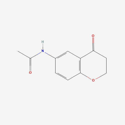 N-(4-oxo-2,3-dihydrochromen-6-yl)acetamide (CAS: 103646-29-3) - Chemical Structure and Molecular Formula 