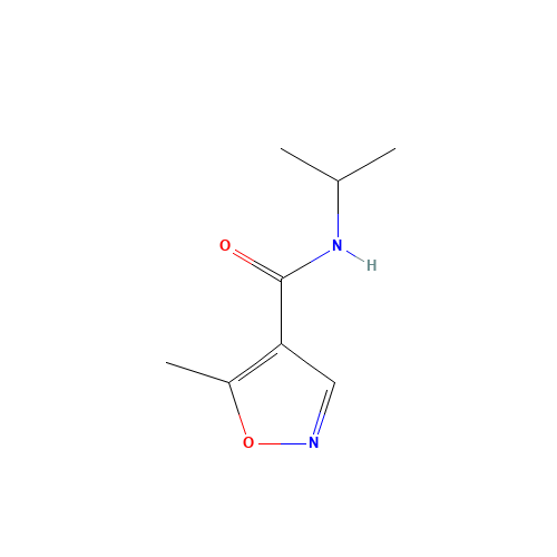 5-methyl-N-propan-2-yl-1,2-oxazole-4-carboxamide (CAS: 478047-70-0) - Related Chemical Product